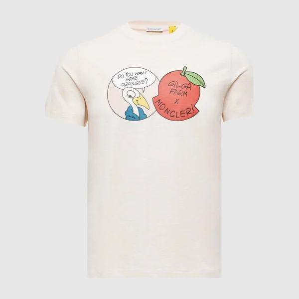 몽클레어 Moncler x Gilga Farm by Donald Glover 코튼 티셔츠